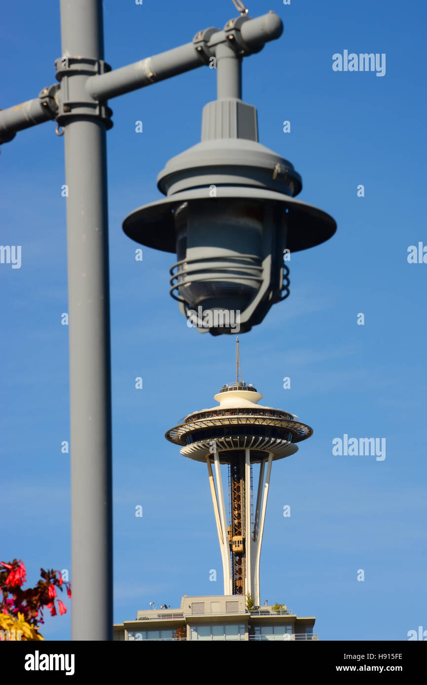 Space Needle, Seattle, Washington State Stockfoto