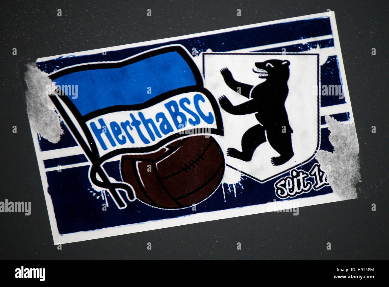 Das Logo der Marke "Hertha BSC Berlin", Berlin. Stockfoto