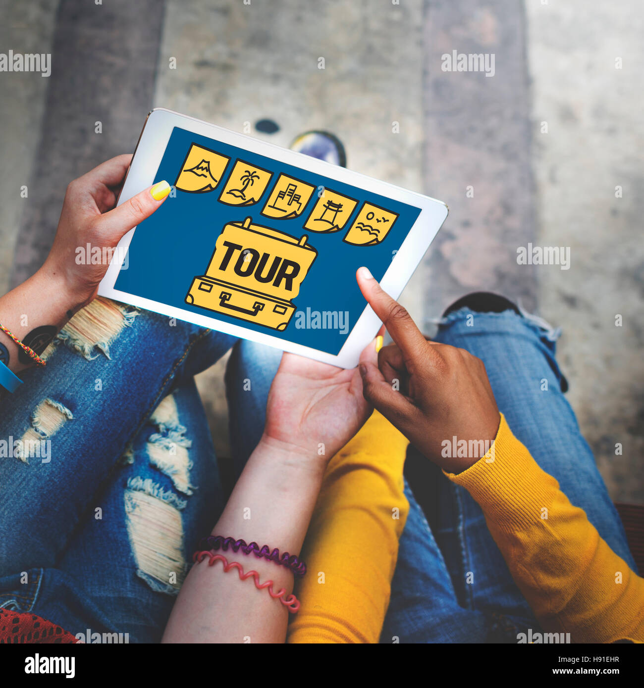 Tour Reise Urlaub Urlaub Reisekonzept Stockfoto