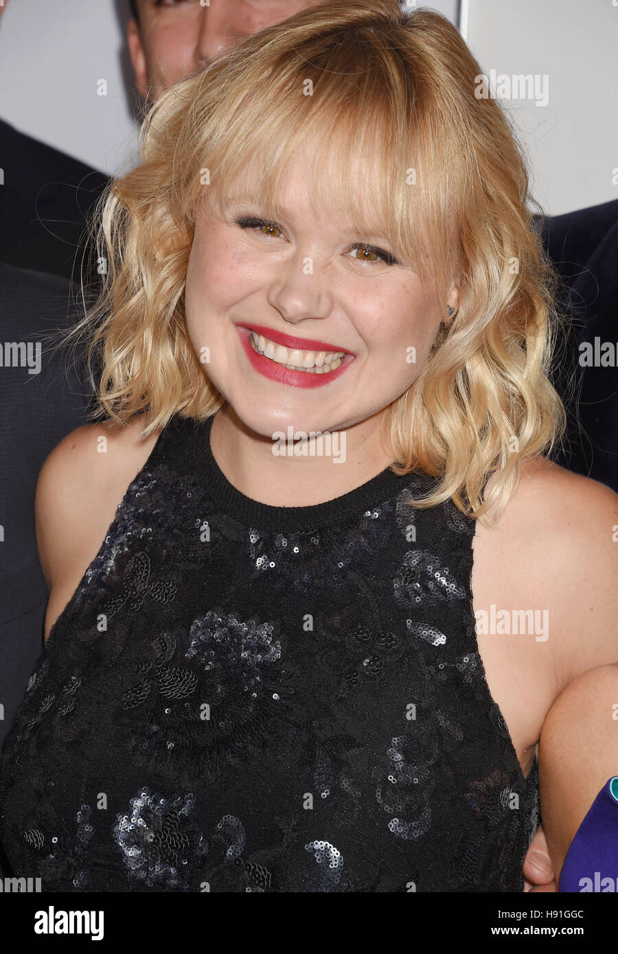 ALISON PILL U.S. Schauspielerin im November 2016. Foto Jeffrey Mayer Stockfoto