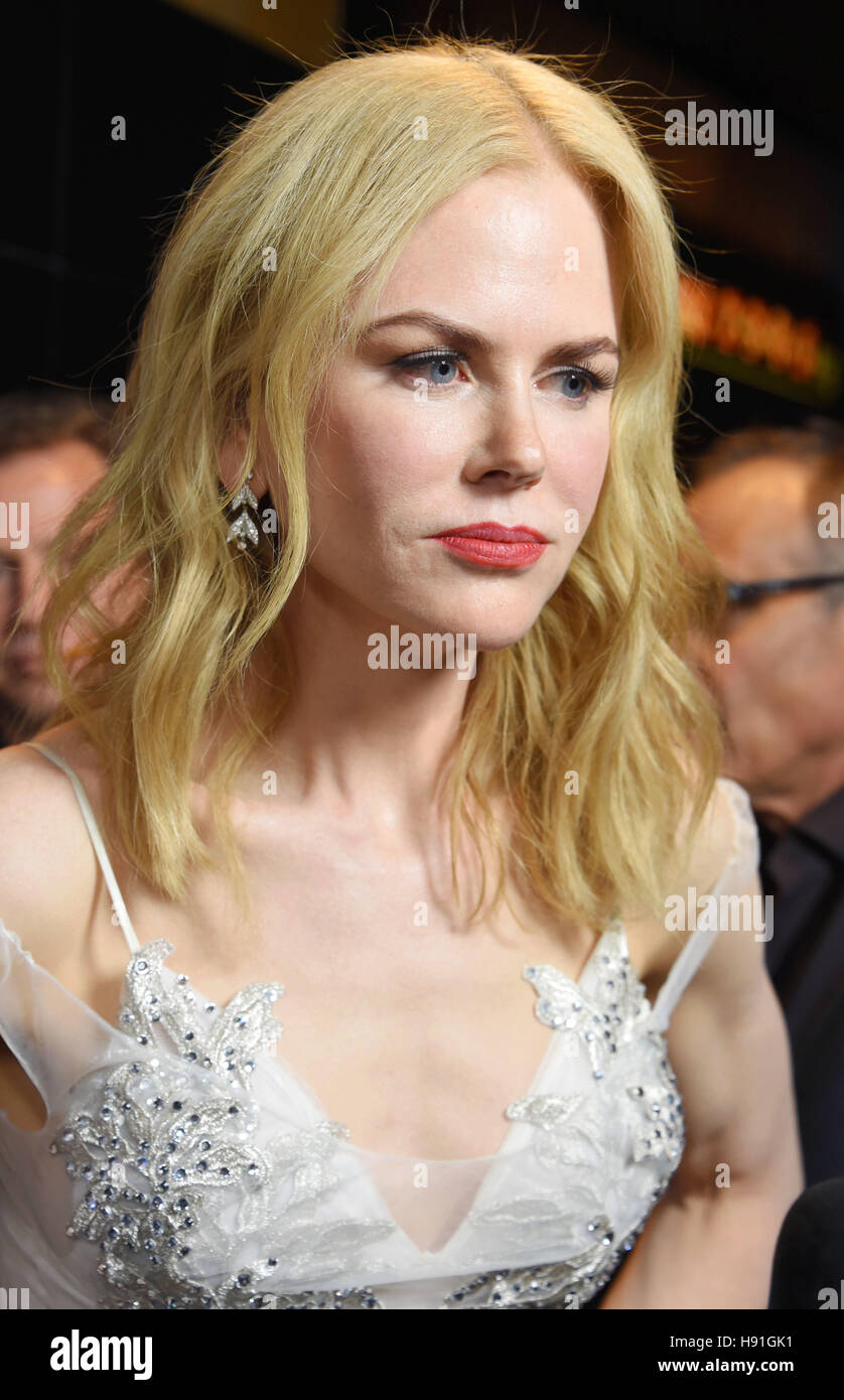 NICOLE KIDMAN australische Schauspielerin im November 2016. Foto Tony Gale Stockfoto