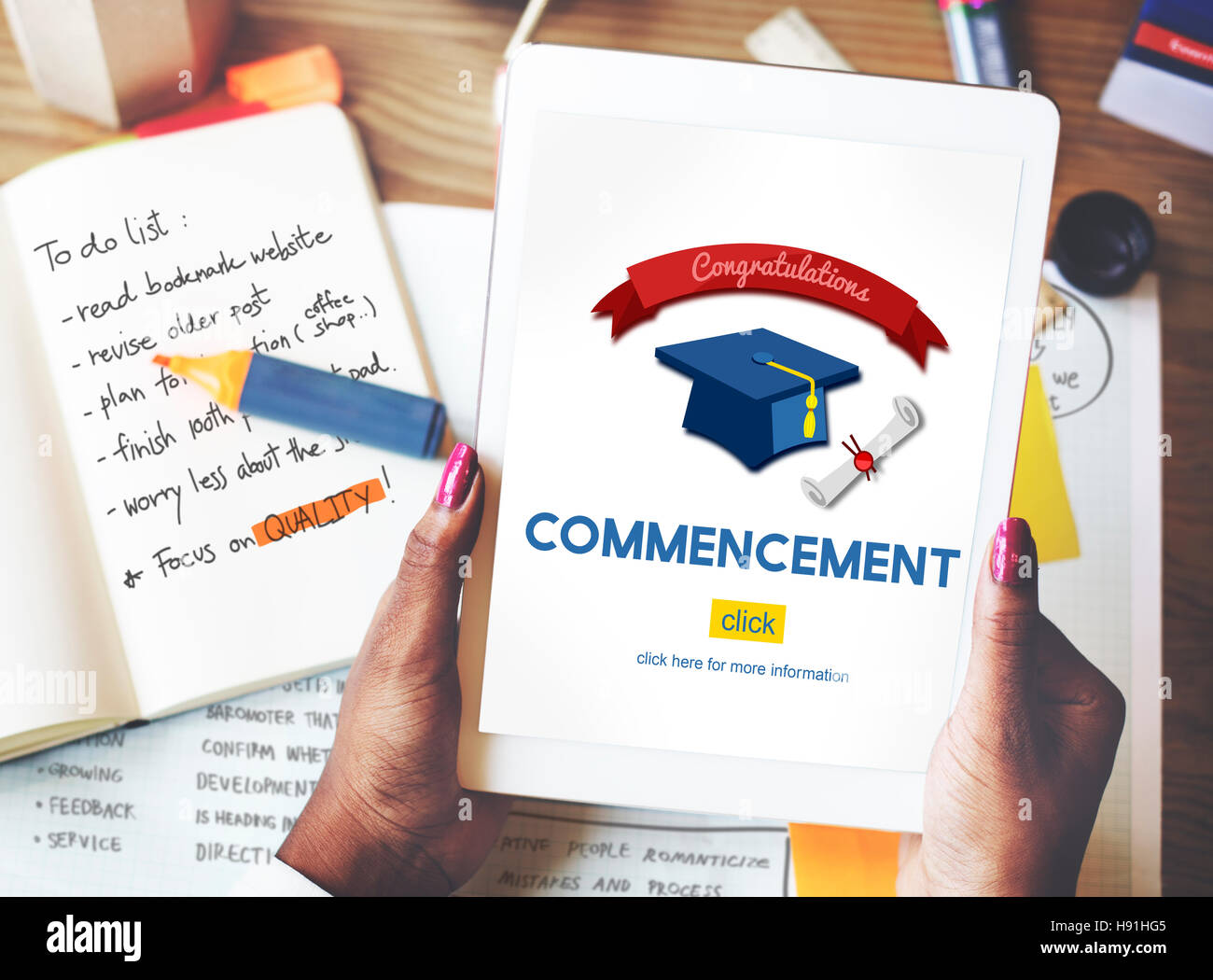 Akademische Bildung Leistung College Konzept Stockfoto