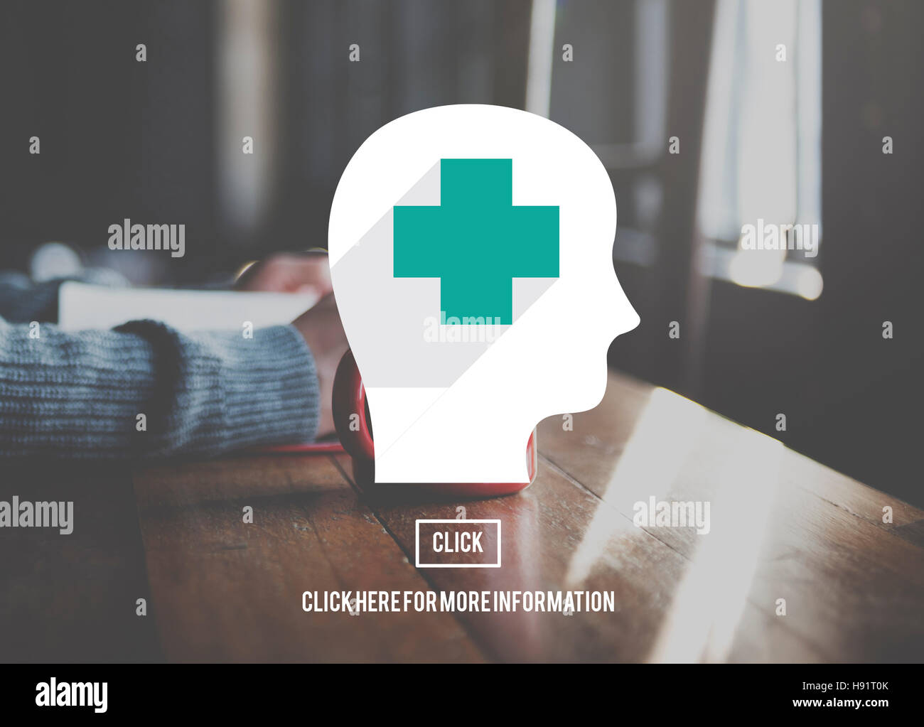 Psychische Gesundheit emotionales Gefühl Mood soziale Konzept Stockfoto
