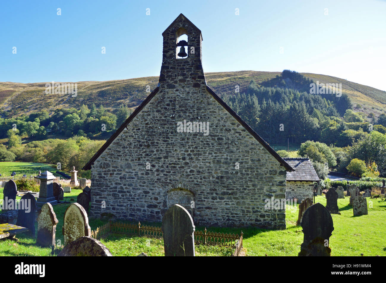 St. Davids Kirche, Llanwrtyd Wells, Powys, Wales Stockfoto