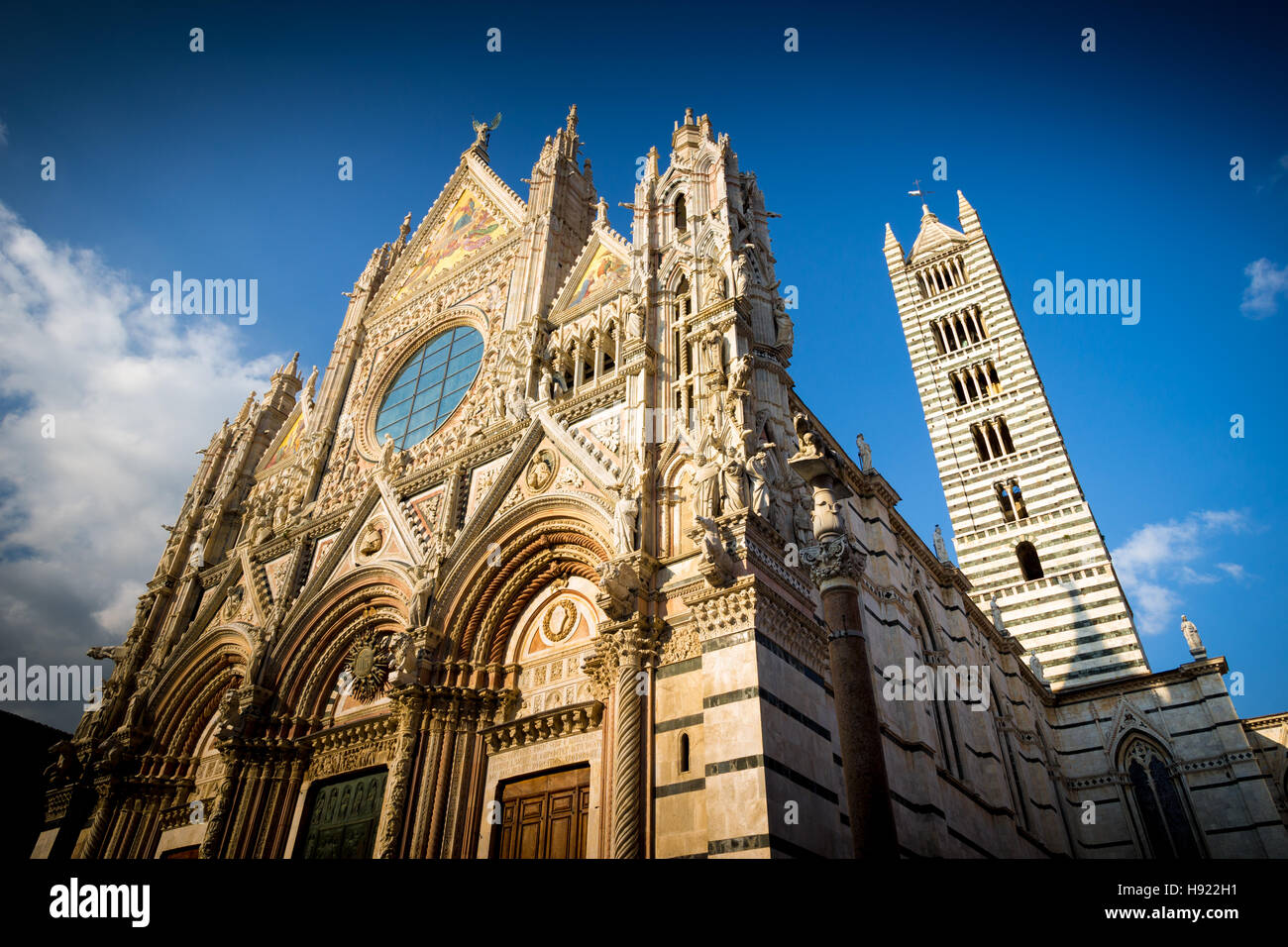 Dom von Siena in Italien Stockfoto