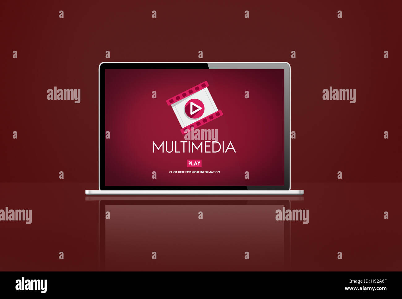 Multimedia-Inhalte Digital Entertainment-Konzept Stockfoto
