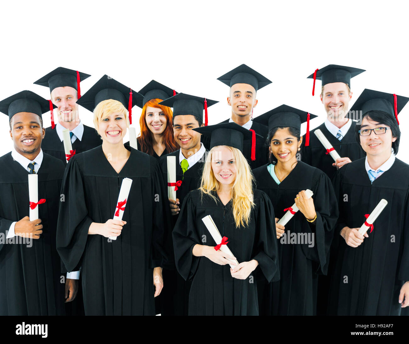 Diplom Abschluss Quaste wissen akademischen Konzept Stockfoto