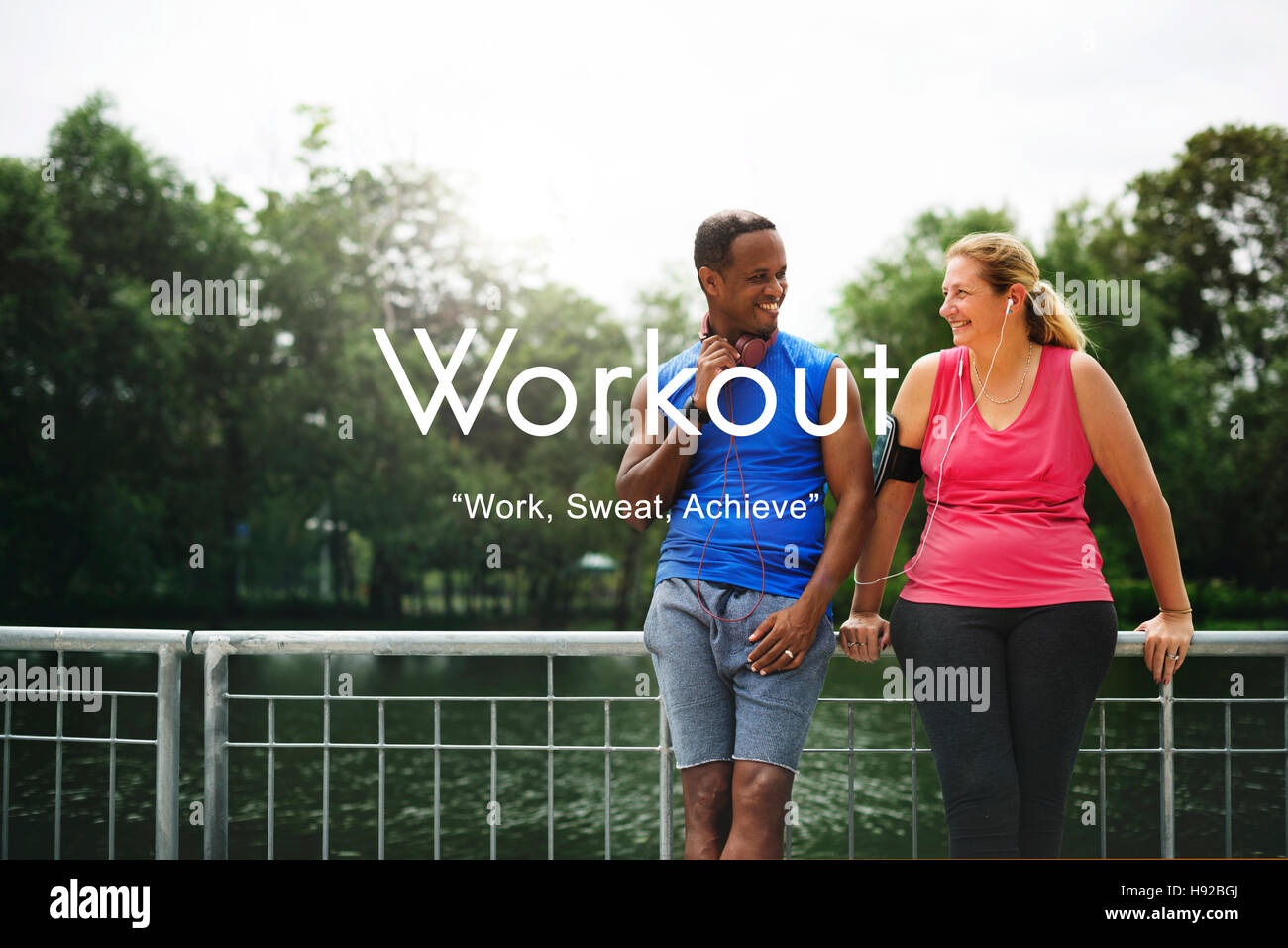 Training Übung körperliche Aktivität Trainingskonzept Cardio Stockfoto