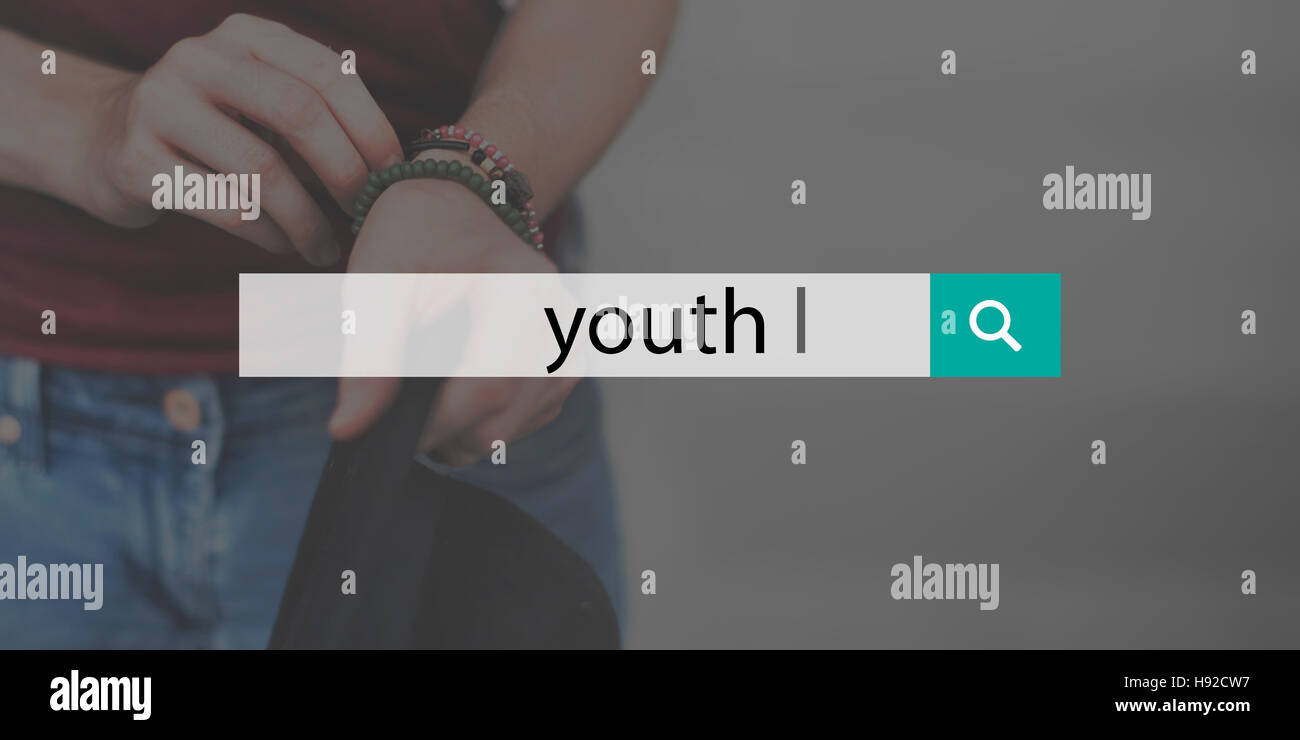 Junge Erwachsene Jugend jugendlich Generation Kulturbegriff Stockfoto