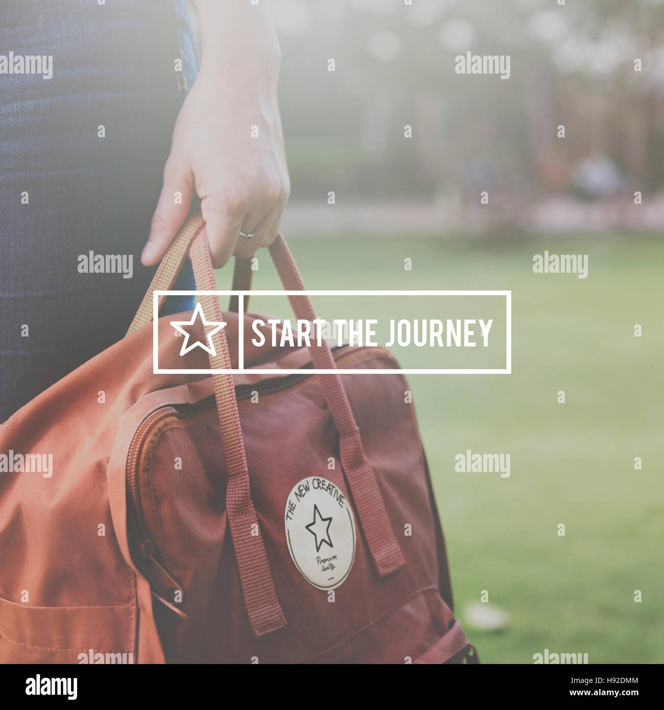 Reisen Reise Tour Grafikkonzept Stockfoto