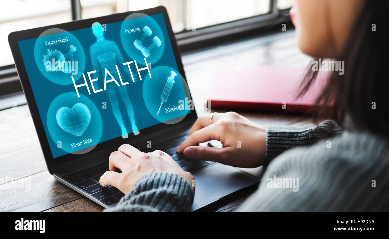Gesundheit Wellness Wellness Vitalität im Gesundheitswesen-Konzept Stockfoto