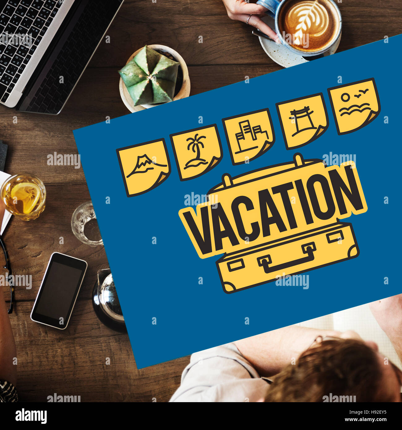 Tour Reise Urlaub Urlaub Reisekonzept Stockfoto