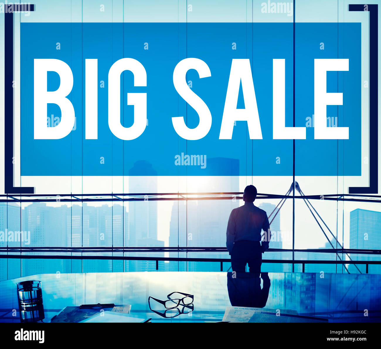 Big Sale Bonus billig kaufen Rabatt Promotion-Konzept Stockfoto