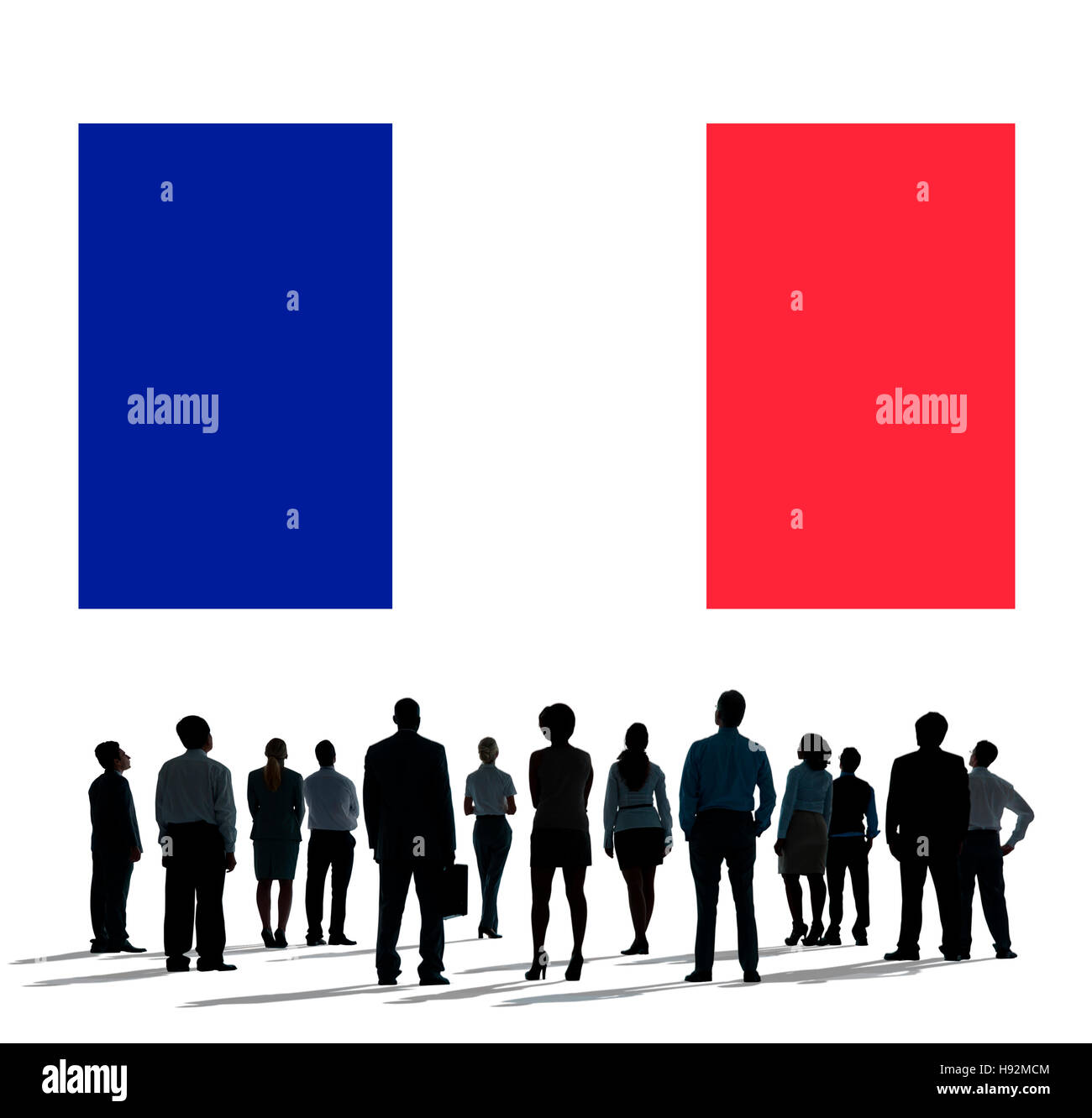 Frankreich Land Flagge Nationalität Liberty Kulturbegriff Stockfoto