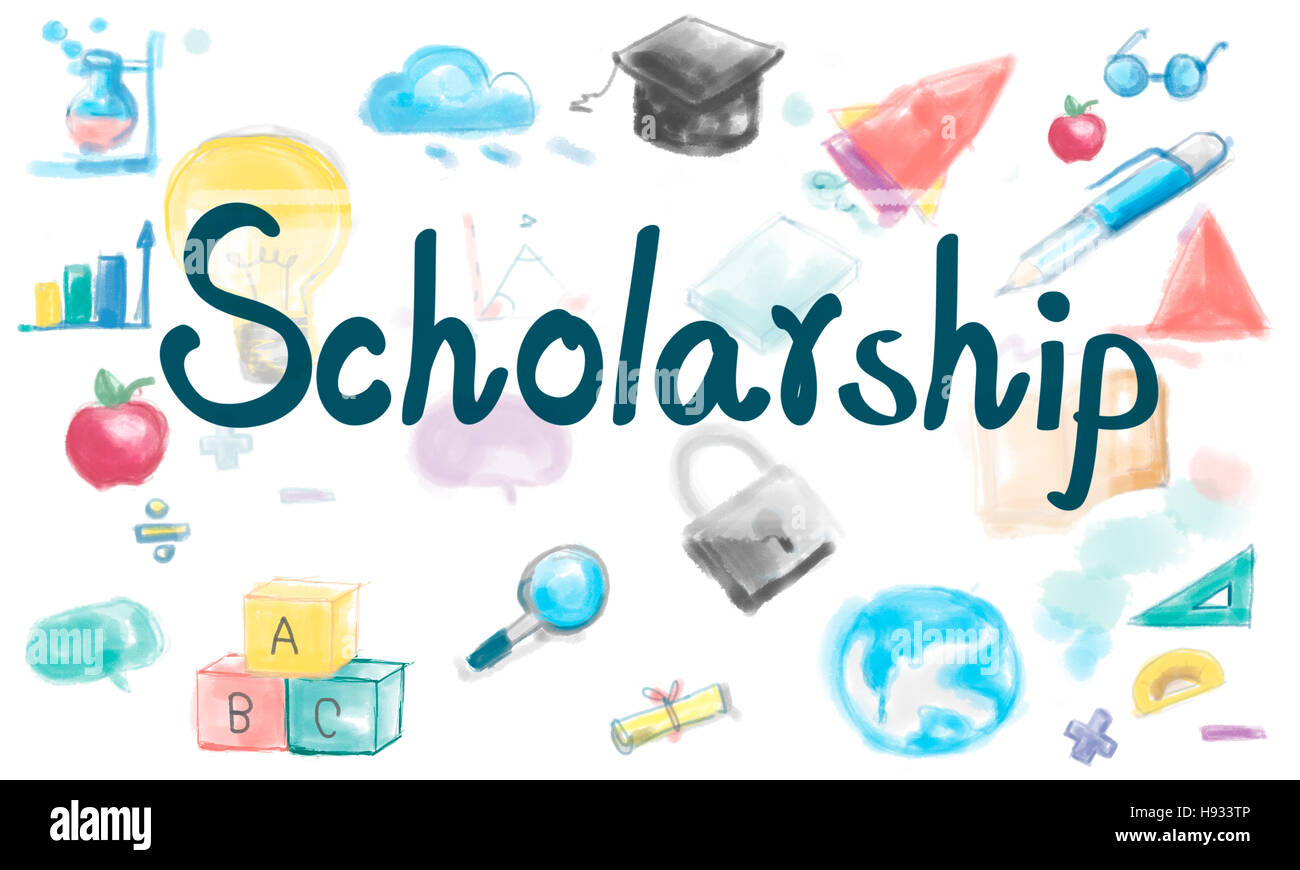 Stipendium Student akademische Ausbildungskonzept Stockfoto