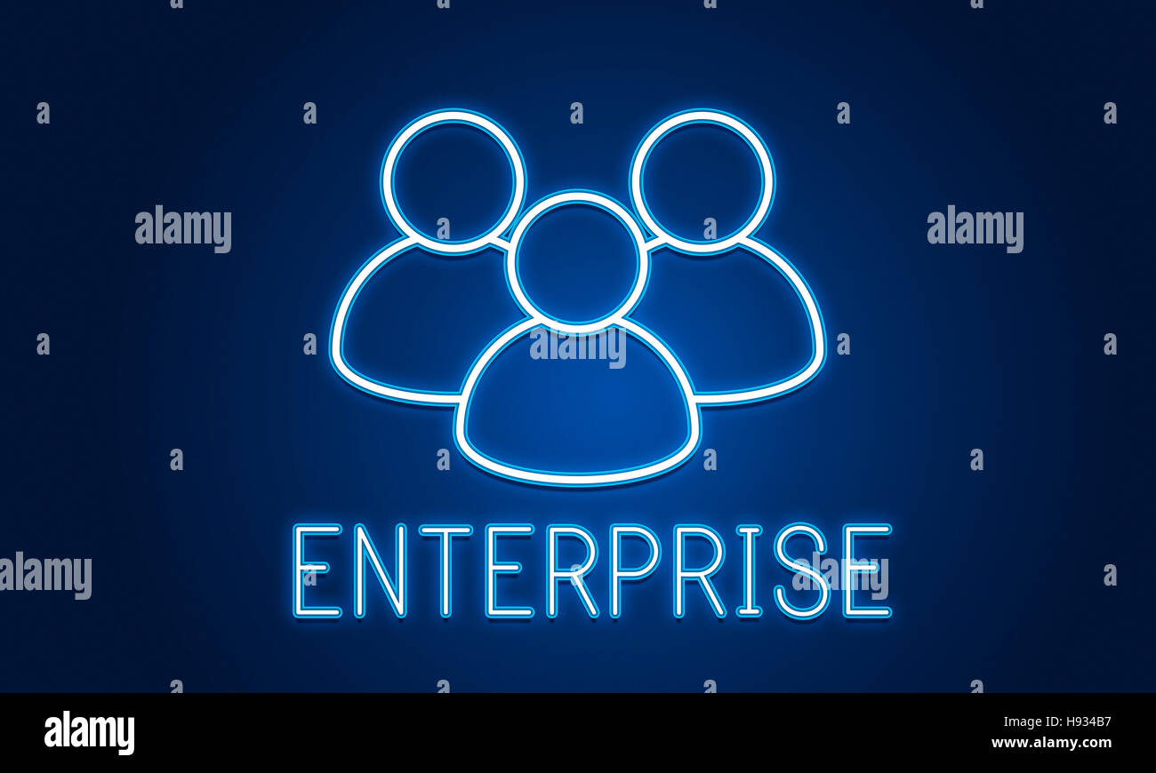 Partnerschaft Teamwork Support Alliance Grafikkonzept Stockfoto