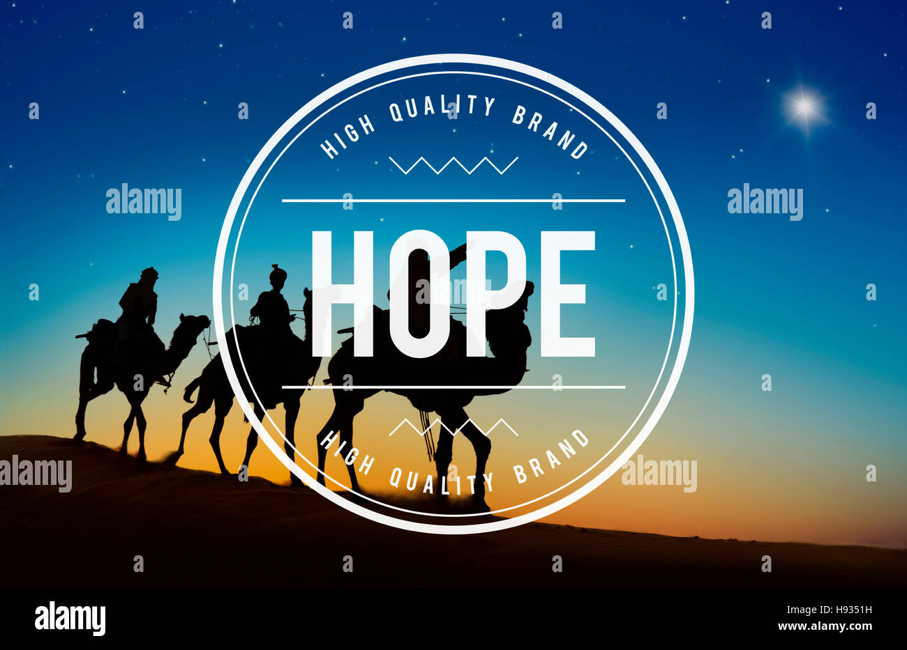 Hoffe Gott glauben beten glauben Konzept Stockfoto