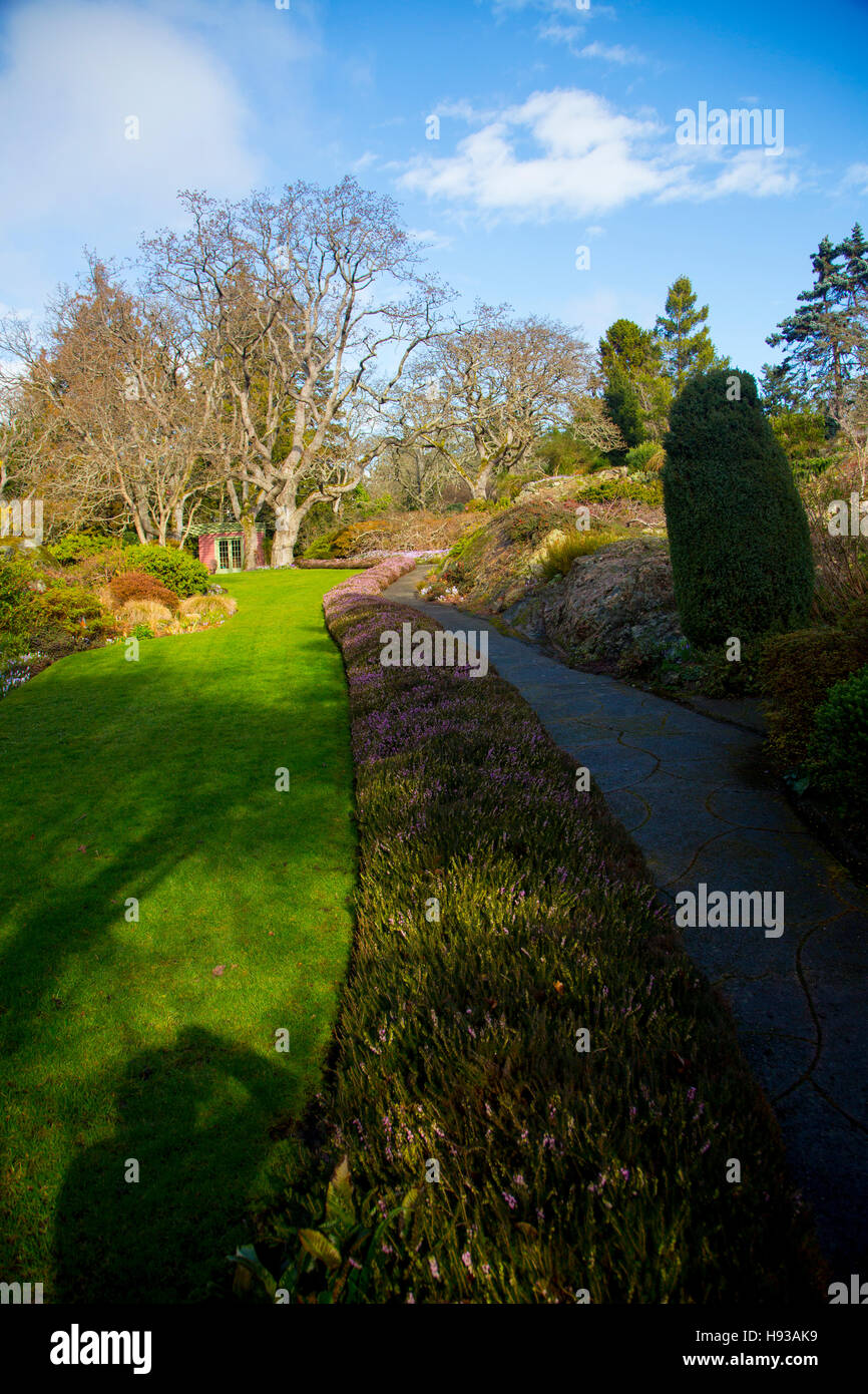 Abkhazi Garden, Victoria, Vancouver Island, Britisch-Kolumbien, Kanada Stockfoto