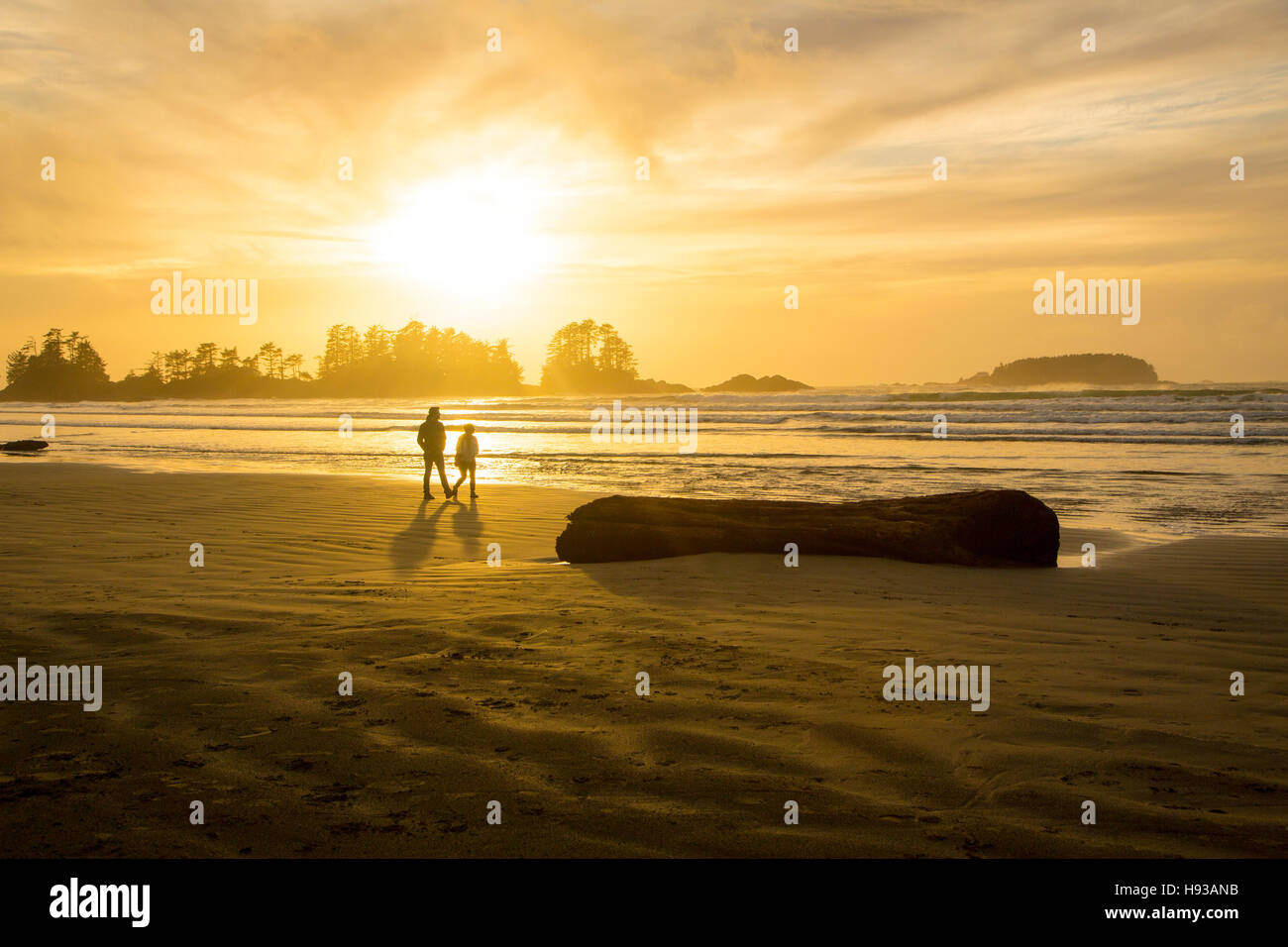 Chesterman Beach, Tofino, Vancouver Island, British Columbia, Kanada Stockfoto