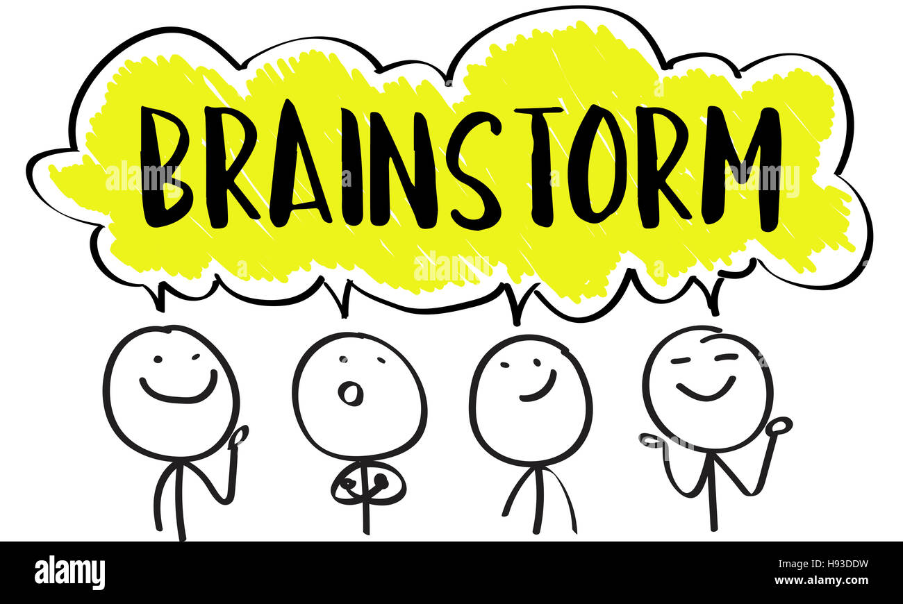 Kreatives Denken Ideen Kommunikationskonzept Stockfoto