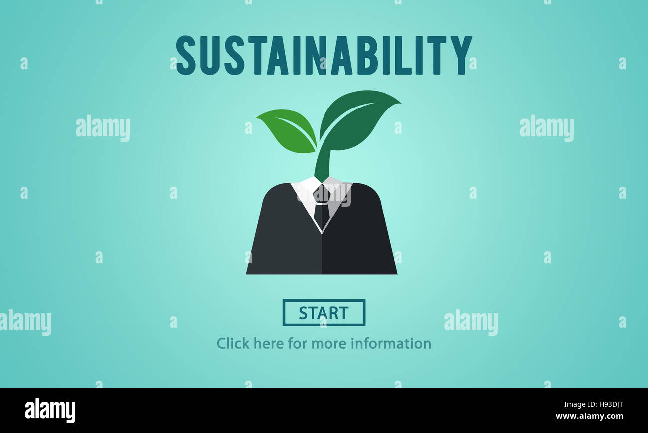Nachhaltigkeit-Ökologie-Umweltschutz nachhaltige Konzept Stockfoto