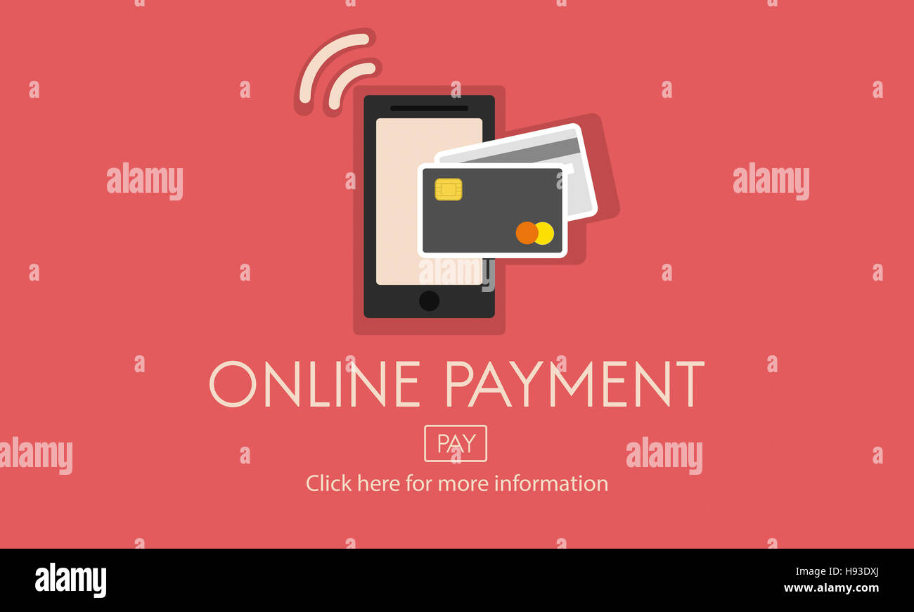 Online-Banking Mobile Wallet E-Banking-Konzept Stockfoto