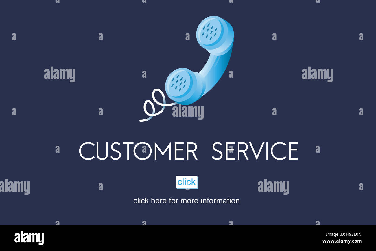 Customer Service Hilfe Zufriedenheit Konzept Stockfoto
