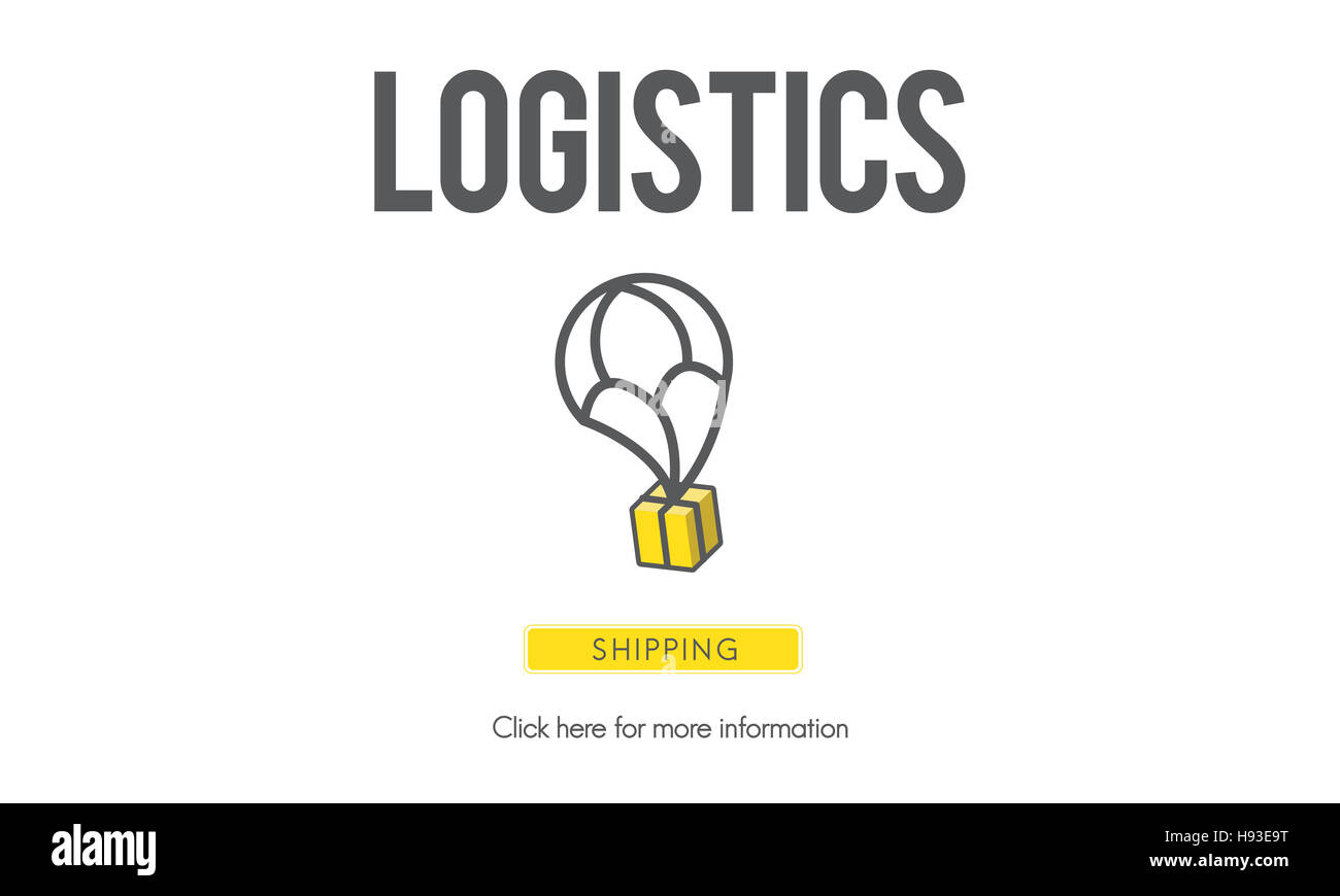 Logistik Lieferung Fracht Storage Service-Konzept Stockfoto