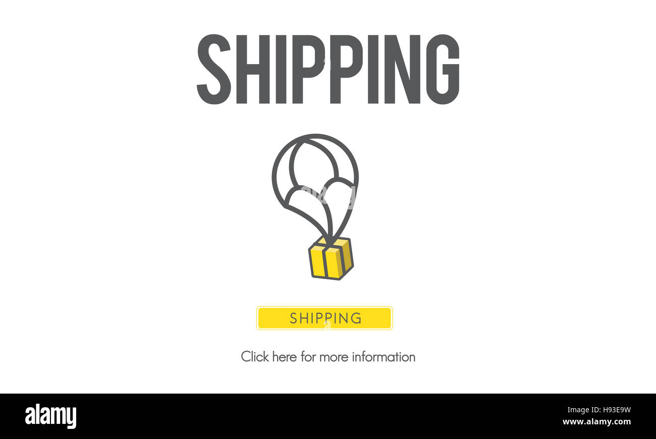 Versand Träger Luftfracht Import Export Logistik-Konzept Stockfoto