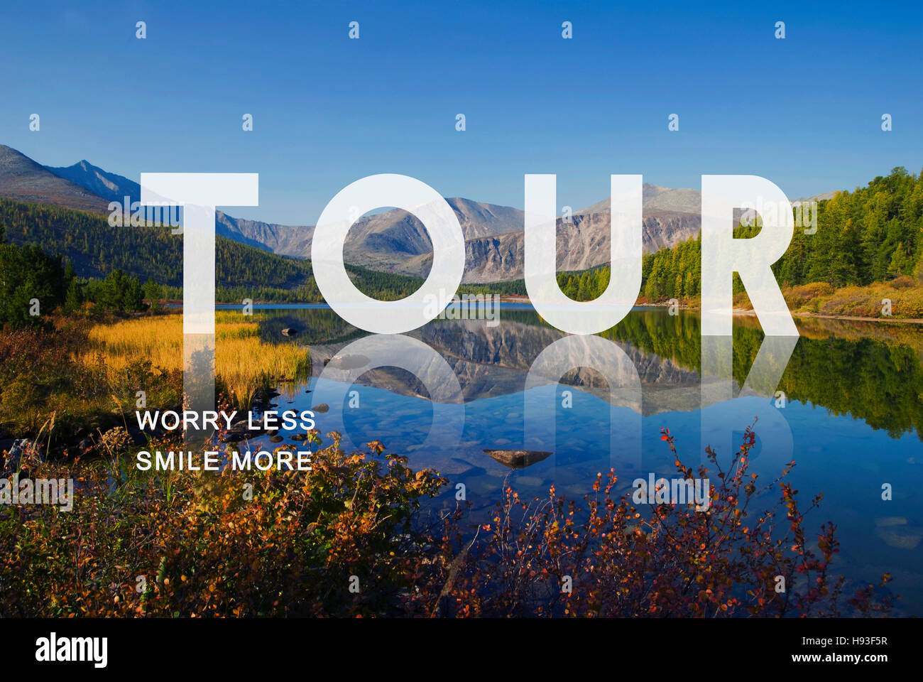 Tour Tourismus Tourist Reisekonzept Sightseeing Touren Stockfoto