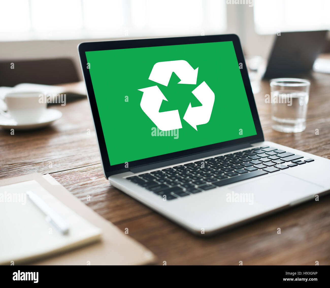 Grüne Umwelt Erhaltung Eco-Konzept zu recyceln Stockfoto