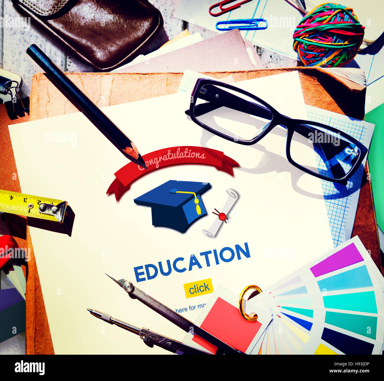 Akademische Bildung Leistung College Konzept Stockfoto