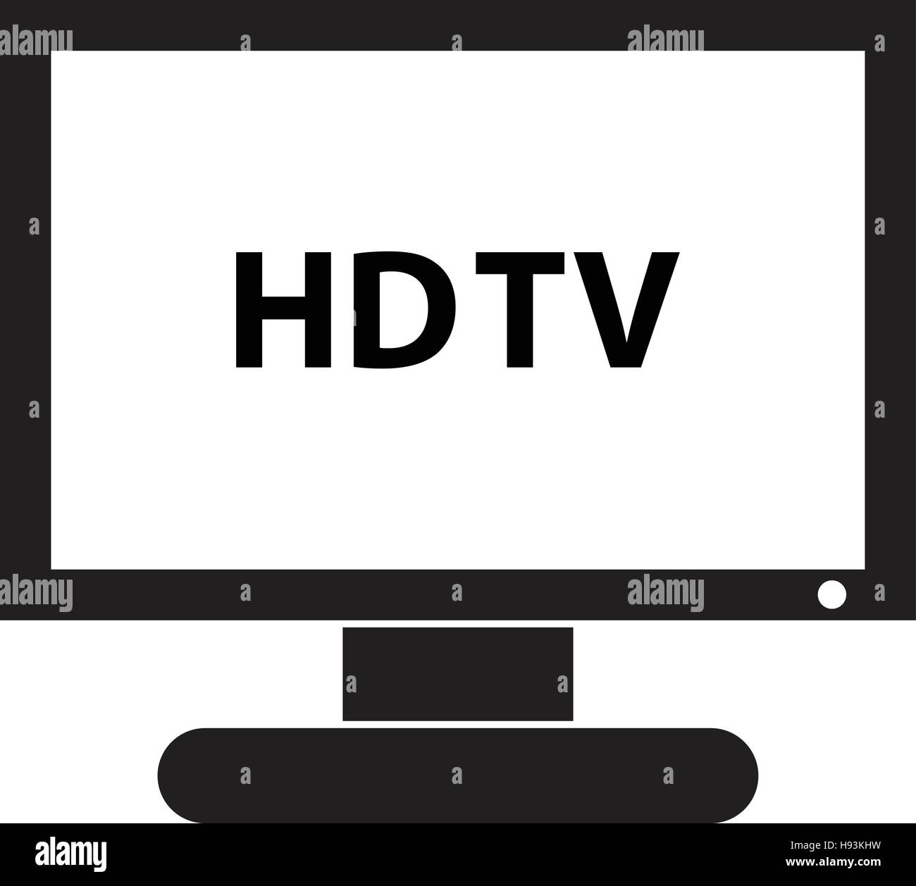 HD-TV-Symbol Stock Vektor