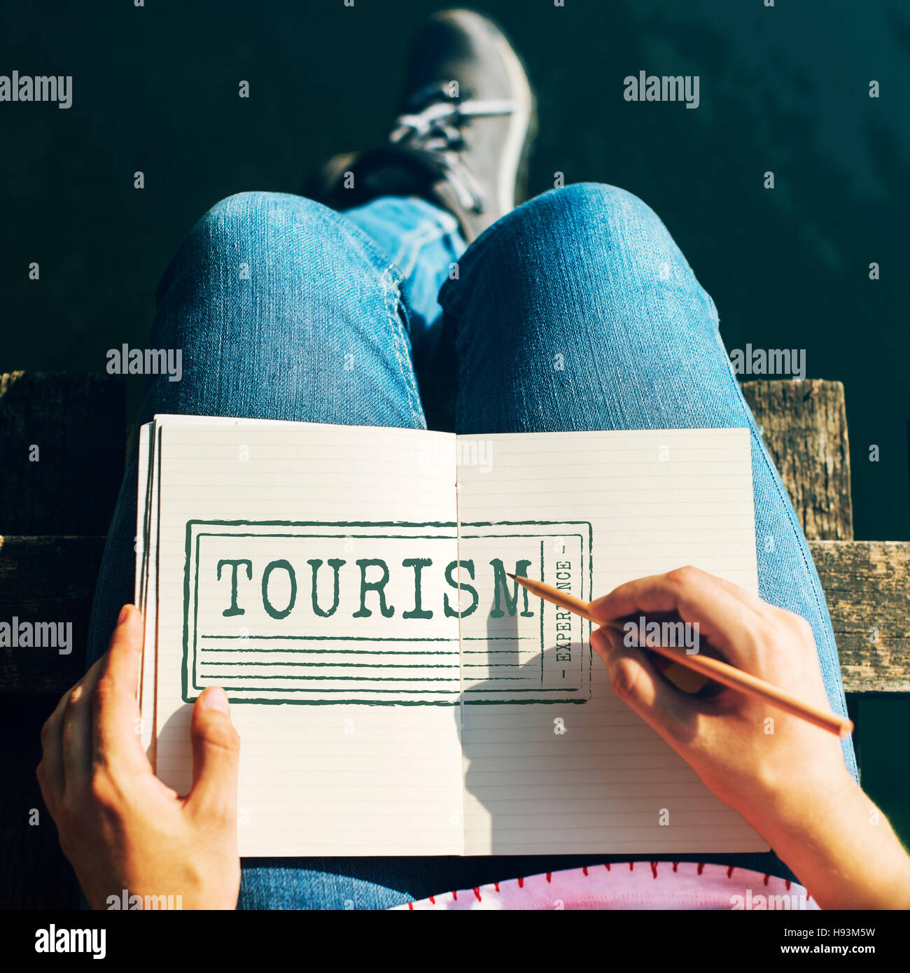 Ferien Urlaub Reisen Reiseziel Tourismus-Konzept Stockfoto