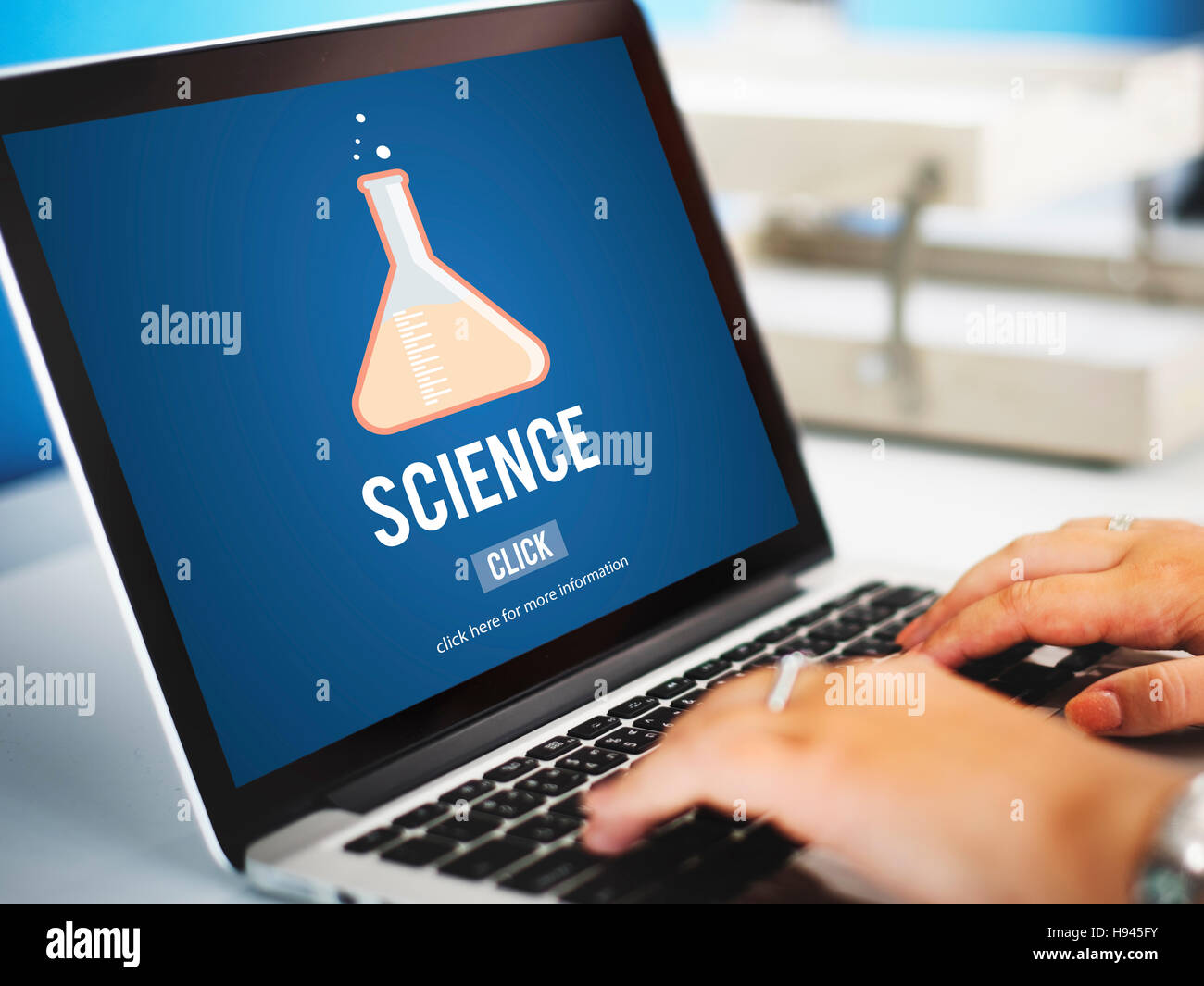 Wissenschaft Biologie Chemie Physik Studie Bildungskonzept Stockfoto