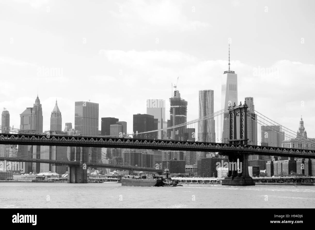 Manhattan Skyline, New York Stockfoto