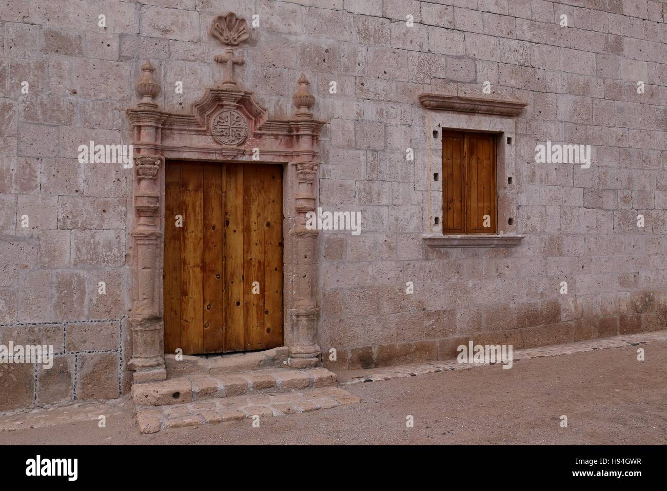 Mission San Francisco de Borja, Baja California, Mexiko Stockfoto