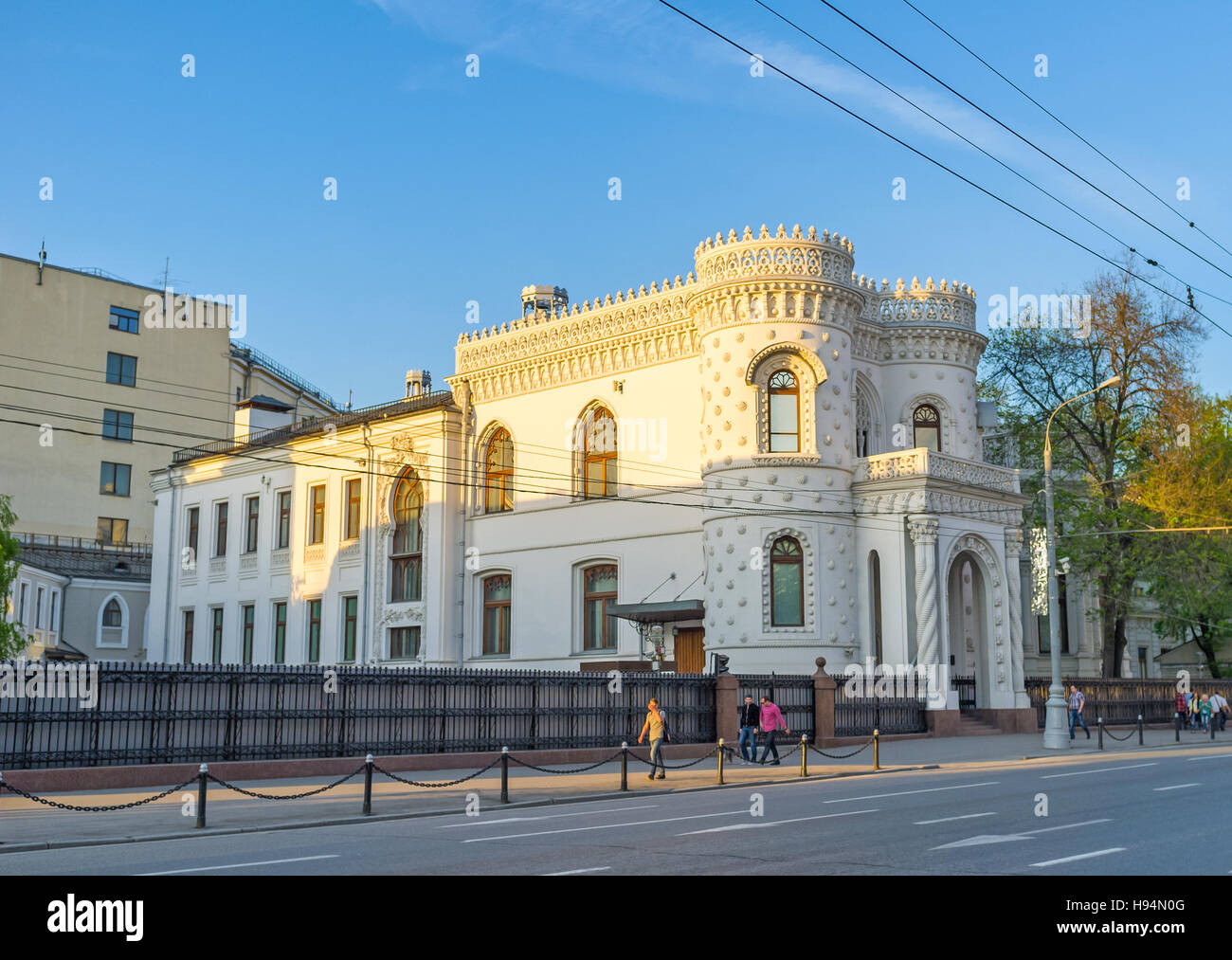 Die Arseniy Morozov Villa auf lang Straße dient heute als Rezeption Regierungsgebäude Stockfoto