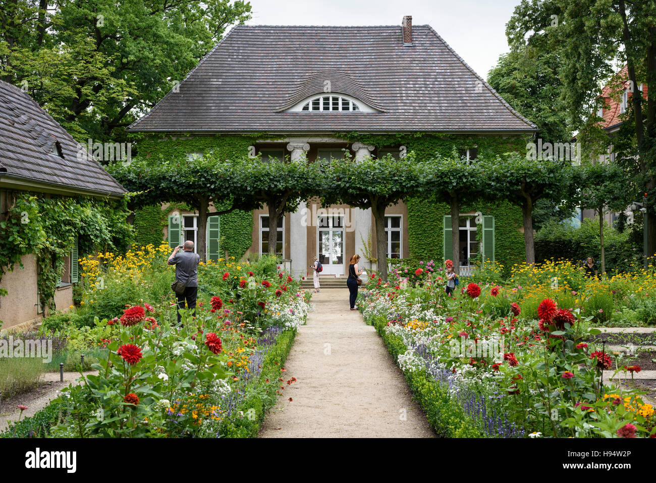 Berlin. Deutschland. Liebermann Villa bin Wannsee, ehemalige Sommerresidenz des deutschen impressionistischen Malers Max Liebermann. Stockfoto