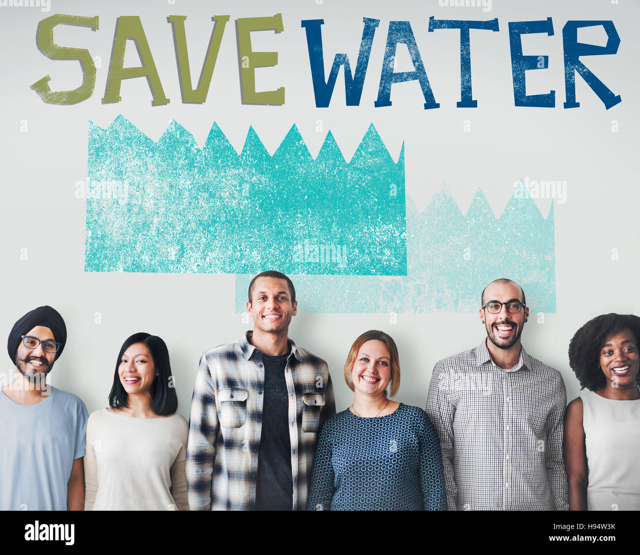 Wasser Erhaltung Nachhaltigkeit Natur Ökologiekonzept Stockfoto