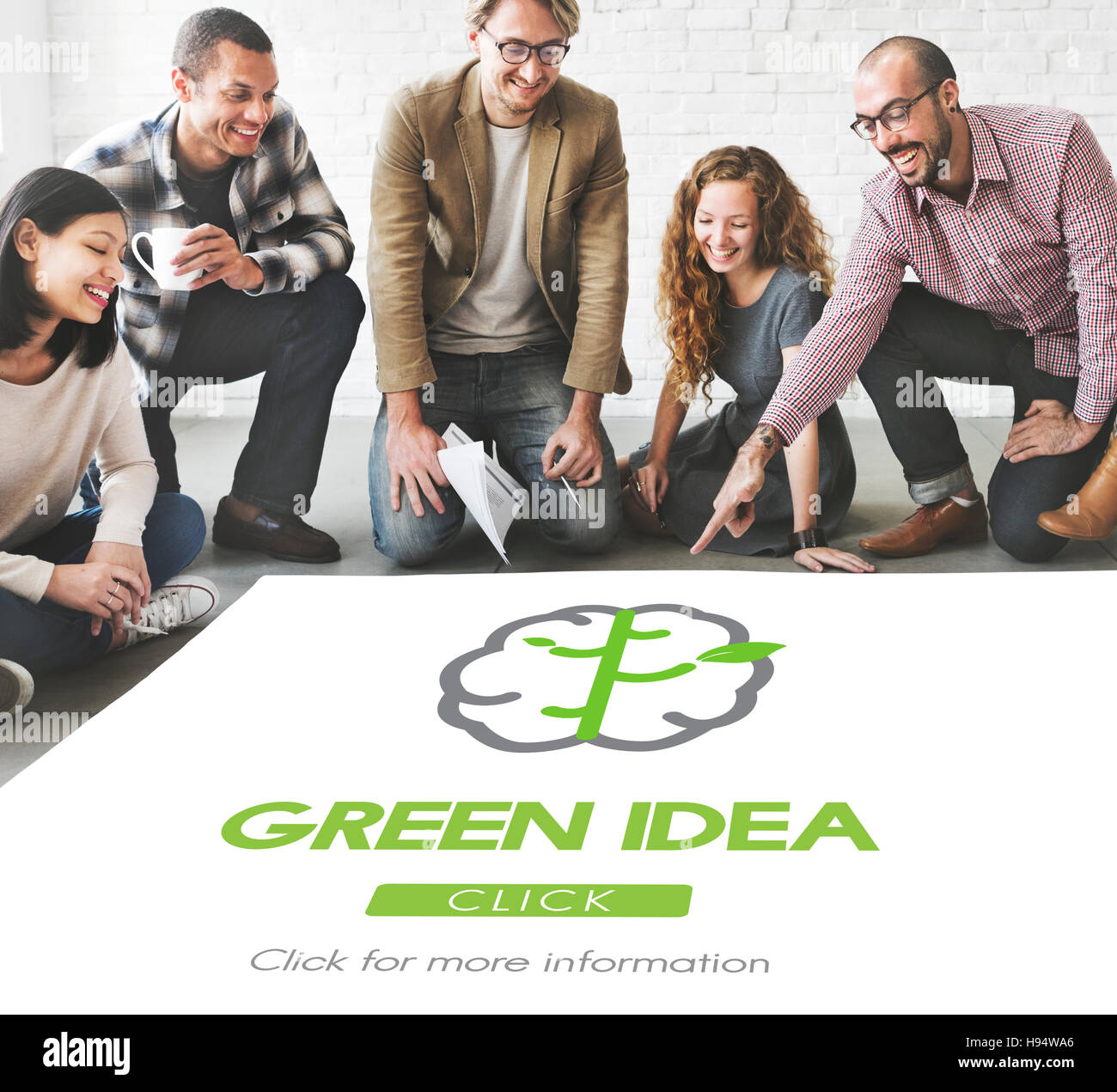 Grüne Idee Konservierungskonzept Erhaltung Natur Stockfoto