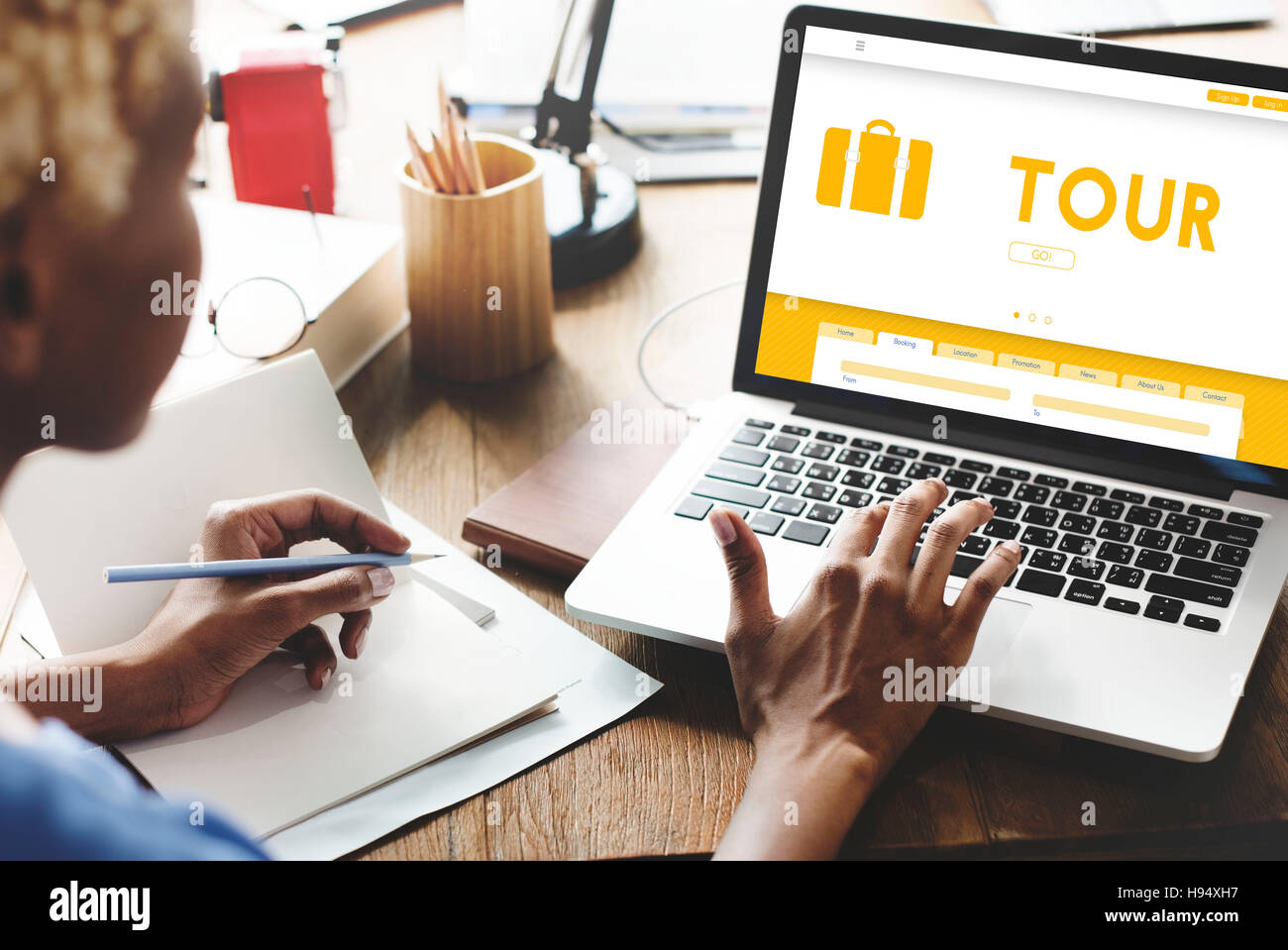 Tour Tourismus Reisen Exploration Ziel Konzept Stockfoto