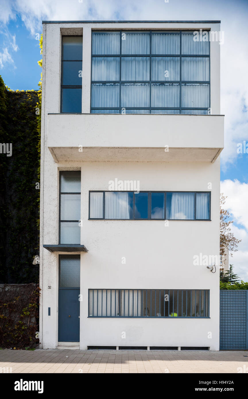 Belgien, Antwerpen, Maison Guiette von Le Corbusier entworfen Stockfoto