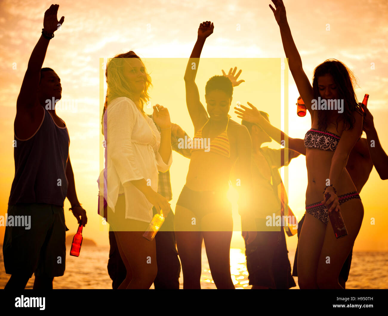 Space Frame Sommerferien Urlaub Konzept zu kopieren Stockfoto