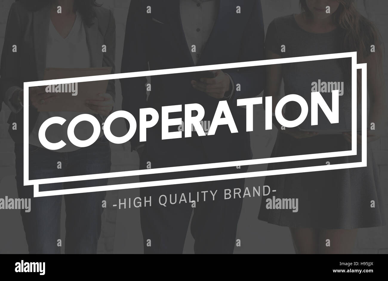 Zusammenarbeit beteiligen Partnerschaft Teamwork Konzept Stockfoto