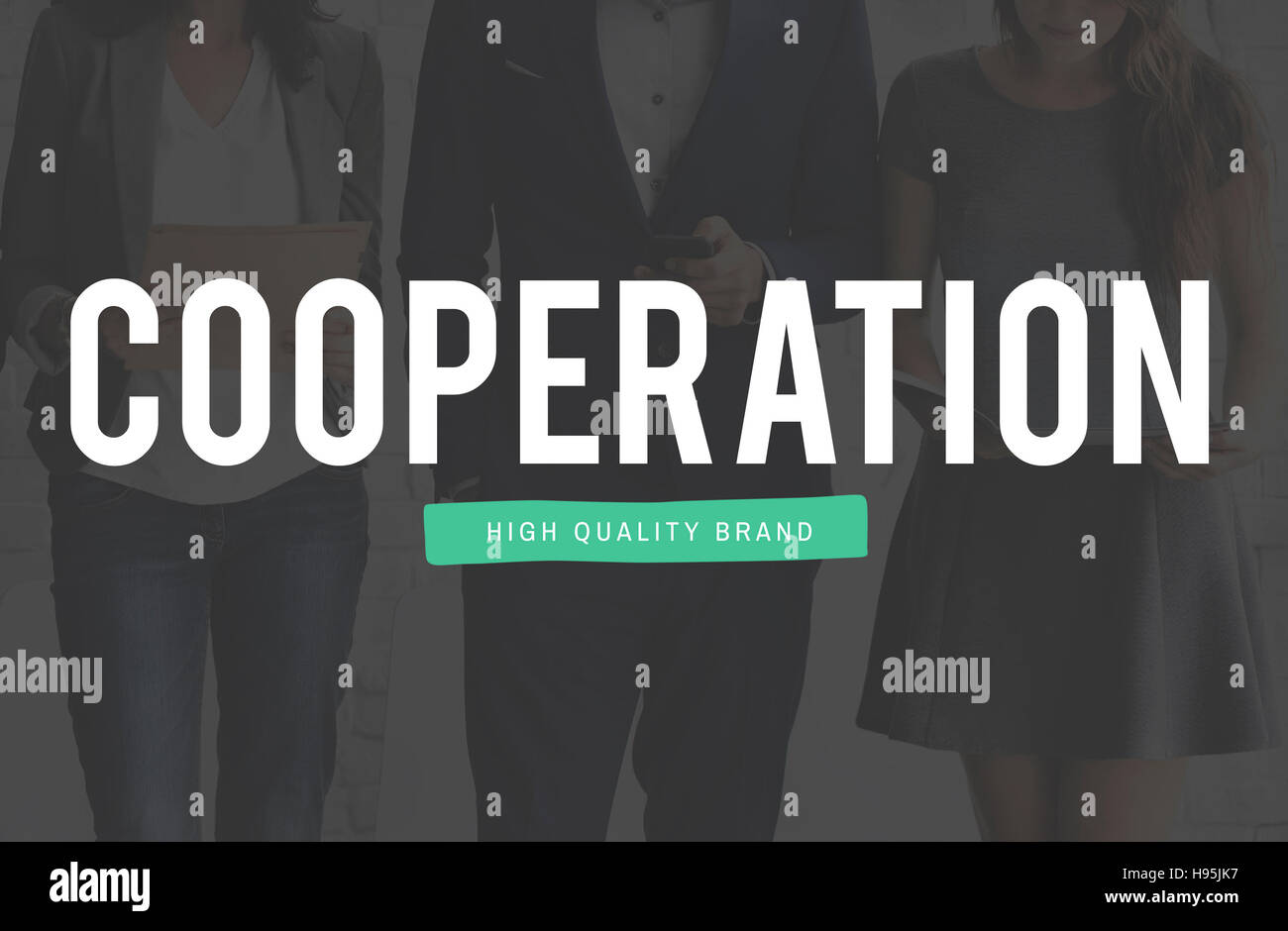 Zusammenarbeit beteiligen Partnerschaft Teamwork Konzept Stockfoto
