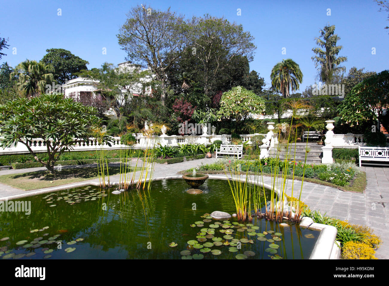Der Garten der Träume in Kathmandu, Nepal. Stockfoto