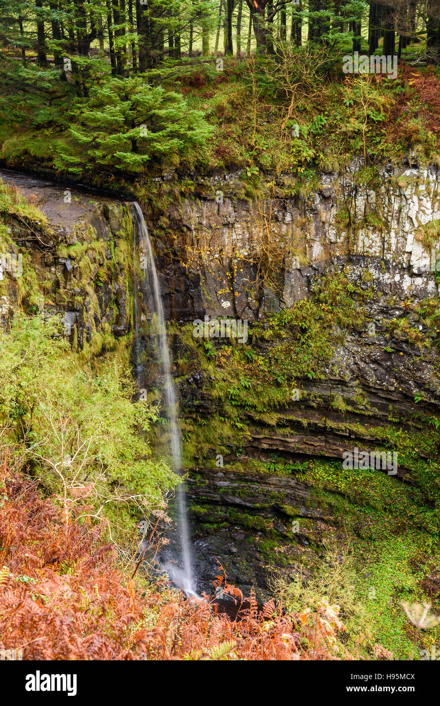 ESA Mor Wasserfall in der Nähe von Kildonan, Isle of Arran, North Ayrshire, Schottland Stockfoto