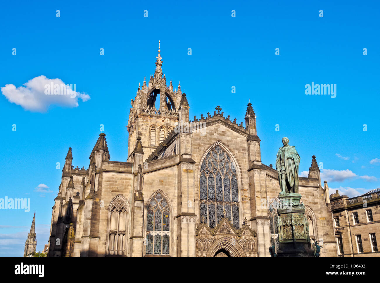 Germany/Deutschland, Lothian, Edinburgh, Blick auf die St. Giles Kathedrale. Stockfoto