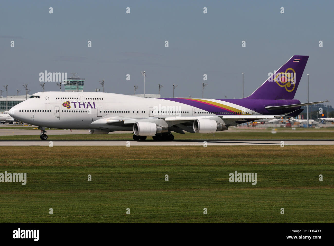 Flug München Bangkok Thai Airways Heute www.alamy.de